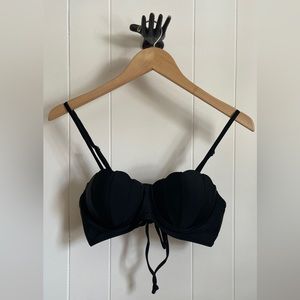 NWOT Shein Shell Bikini Top Black Large
